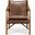 Kiannah Club Chair Barrel In Brown