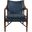 Kiannah Club Chair In Ocean Blue