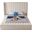 Kiki Velvet Full Bed In Cream