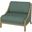 Kim Armchair In Teal