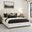 Kimberly King Upholstered Bed In Mystical Linen