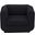 Kimora Linen Textured Fabric Chair In Black