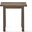 Kinesis Outdoor Side Table with Slatted Top and Wood Frame In Grey