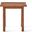 Kinesis Outdoor Side Table with Slatted Top and Wood Frame In Teak