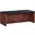 Kinetic 38 Inch Wall Mount Office Desk In Black Cherry