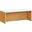 Kinetic 38 Inch Wall Mount Office Desk In White Natural