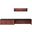 Kinetic 49 Inch Wall Mount Office Desk With Cabinet And Shelf In Black Cherry
