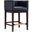 Kingsley Counter Stool in Black and Dark Walnut