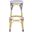 Kipnuk Blue and White Indoor/Outdoor Stool