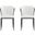 Kirsten Dining Chair Set of 2 In White