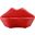 Kiss Loveseat in Red