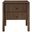Kivo Solid Wood Nightstand In Walnut