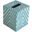Kleenex Turquoise And Cream Zebra Box