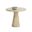 Kliff 34 Inch Travertine Look Bistro Table In Natural