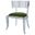 Klismos Acrylic Chair In Emerald Green