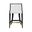 Klismos Leg Counter Stool In Black
