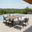 Koala and Calica 5-Piece Dining Set In Light Eucalyptus and Metal with Gray Rope