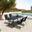 Koala and Clip 5-Piece Dining Set In Dark Eucalyptus Wood and Metal with Black Rope