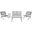 Kobina 5 Piece Outdoor Living Set In Grey