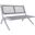 Kobina Outdoor Bench in Grey