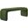 Koda Performance Velvet Waterfall Long Bench In Moss Green