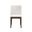 Kody Upholstered Dining Chair Set of 2 In Cream and Brown