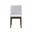 Kody Upholstered Dining Chair Set of 2 In Gray and Brown