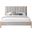 Kona Polyester Fabric Full Bed In Grey