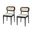 Konstantin Ratten Dining Chair Set Of 2 In Black