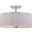 Kora Quatrefoil 3 Light 15 Inch Dia Chrome Flush Mount