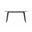 Krevor 55 Inch Dining Table with Sintered Stone Top In Silver and Grey