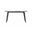 Krevor 55 Inch Dining Table with Sintered Stone Top In Silver and Light Grey