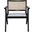 Krystine Rattan Accent Chair In Black