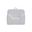 Kuddlez Grande Size Kids Foam Chair In Soft White