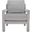 Kye Accent Chair in Grey