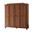 Kyle 4-Door Wardrobe with Raised Panel Doors In Mocha