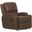 Kyle Rocker Recliner With Two Cupholders In Walnut