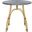 Kylie Navy and White Rattan Bistro Table