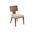La Costa Serrano Woven Side Chair In Brown