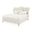 La Marisia Upholstered Queen Bed In Creamy Pearl
