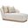 La Rachelle Chaise In Icicle and Champagne