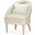 La Rachelle Flame Chair In Gold Rush and Champagne