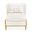 La Terrazza Chaise In Starlight and Light Champagne