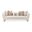 La Terrazza Sofa In Cappuccino and Light Champagne