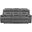 Laconia Double Reclining Sofa In Dark Gray
