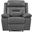 Laconia Reclining Chair In Dark Gray