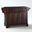 Lafayette Granite Top Full Size Kitchen Island/Cart In Black and Mahogany