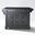 Lafayette Granite Top Full Size Kitchen Island/Cart In Black