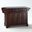 Lafayette Granite Top Full Size Kitchen Island/Cart In Mahogany and Gray