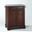 Lafayette Granite Top Portable Kitchen Island/Cart In Mahogany and Gray